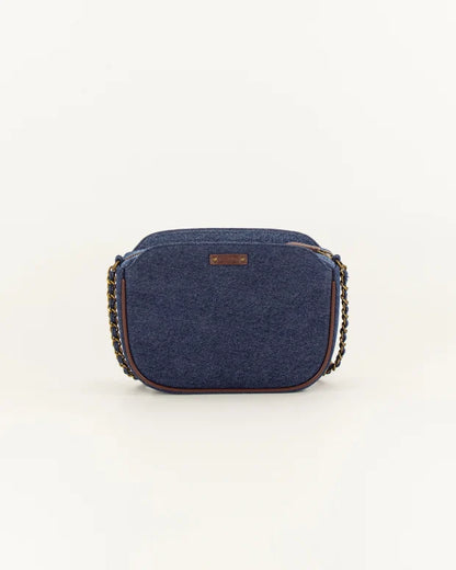 Taske - Divine Flettet, Denim Blue