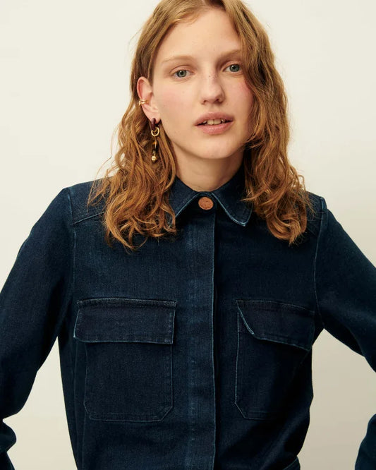 Skjorte - Guggenheim, Denim Blue