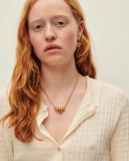 Halskæde - Jaya, Forgyldt