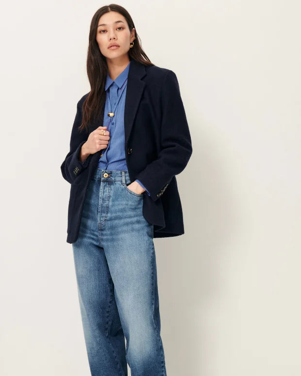 Jakke - Madawool, Navy