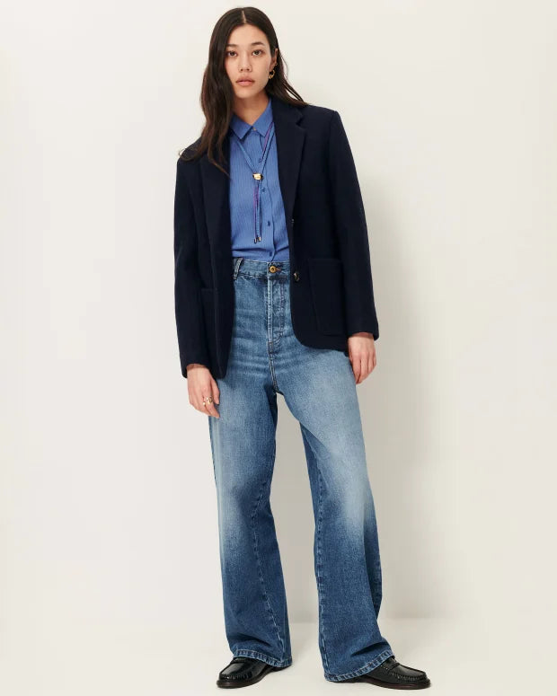 Jakke - Madawool, Navy