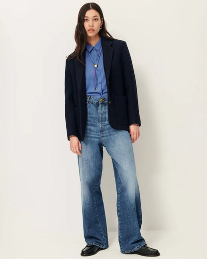 Jakke - Madawool, Navy