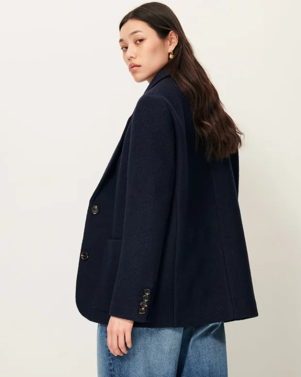 Jakke - Madawool, Navy