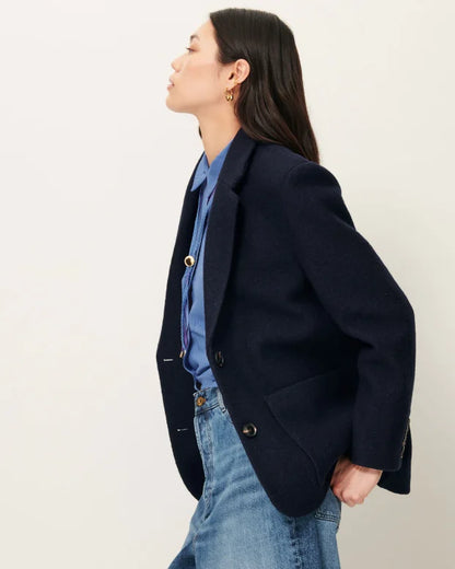 Jakke - Madawool, Navy