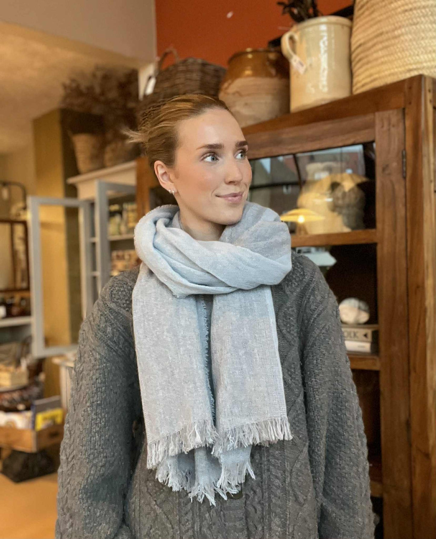 Tørklæde - Fernando, Grå