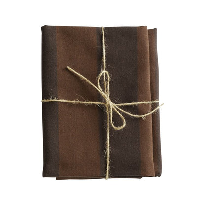 Viskestykke - Bomuld, Brun