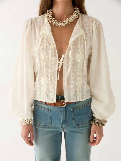 Skjorte - Lord Byron Ludovic, Pearl