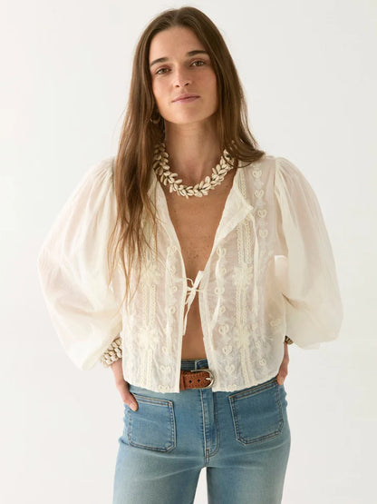 Skjorte - Lord Byron Ludovic, Pearl