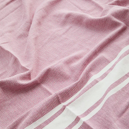 Håndklæde - Stribet Mammam (100x180 cm) Rosa/Hvid