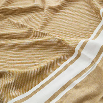 Håndklæde - Stribet Mammam (100x180 cm) Honning/Hvid