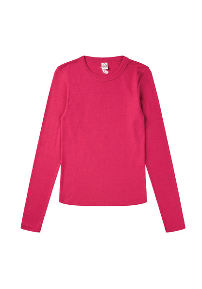 Langærmet T-Shirt - June, Tulip