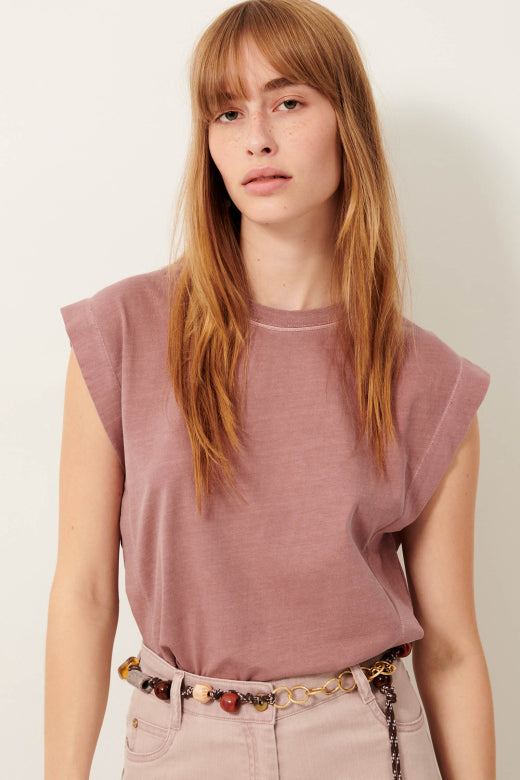 T-Shirt - Orlando, Marble Rose