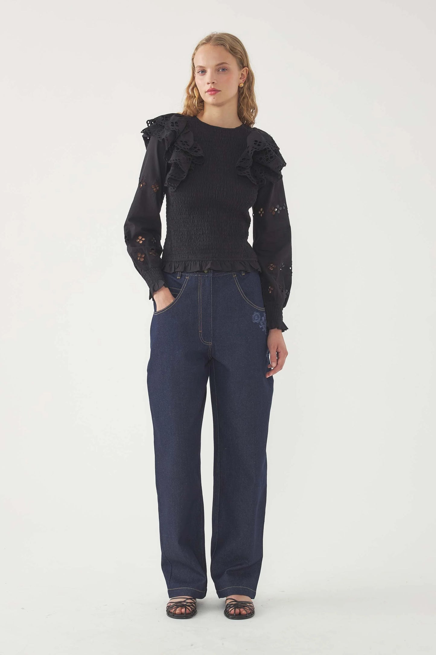 Bukser - Embroidered Pants Randy