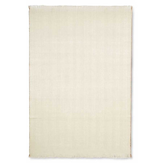 Plaid - Herringbone Blanket, Off White
