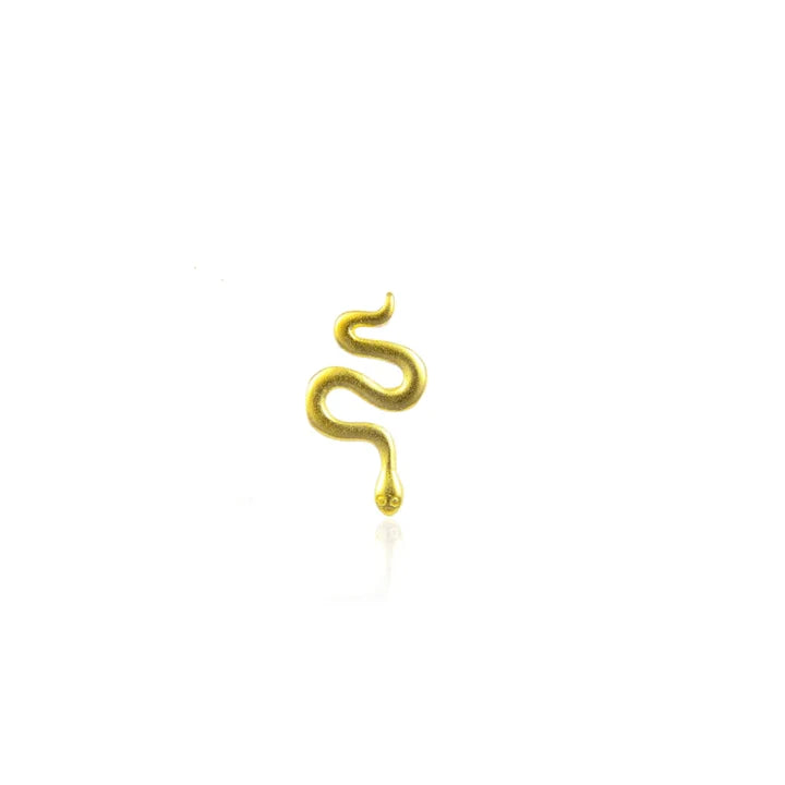 Ørestikker - Snake, Guld *(pr. styk)